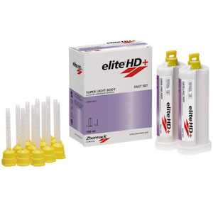 Silicone A - ELITE HD+ LIGHT BODY Super Fast Viola 2 cartucce 50 ml + 12 puntali