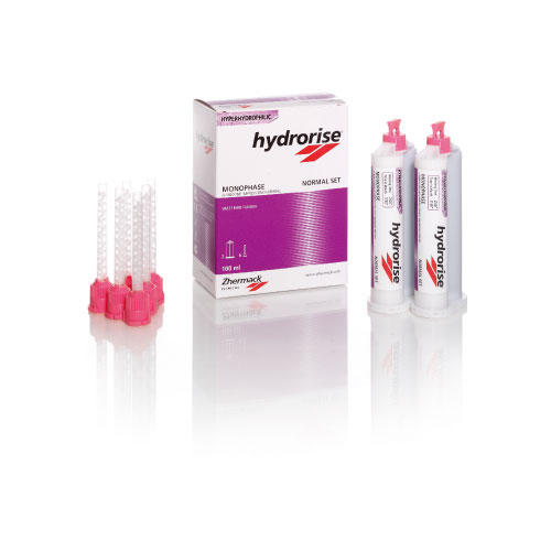 Silicone A - Hydrorise Monophase Normal 2 cartucce da 50 ml 6 puntali miscelazione rosa