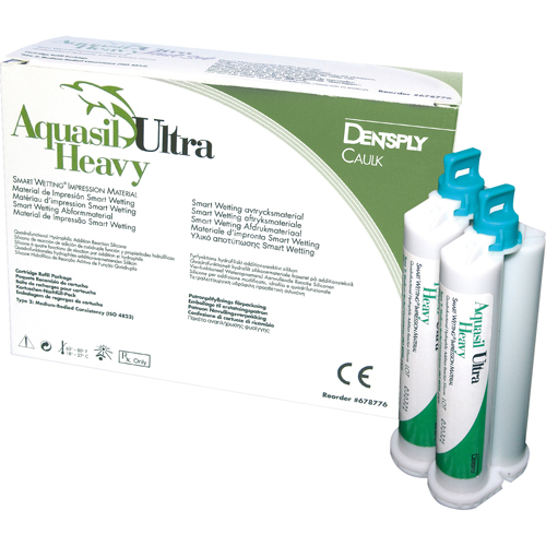 Siliconi A - Aquasil™ Heavy Body Fast Set 4 cartucce da 50 ml cad. 12 puntali miscelatori verdi