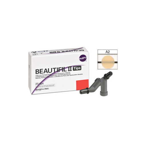 Beautifil II Tips 0,25 g A2 Dentina 20 pz.