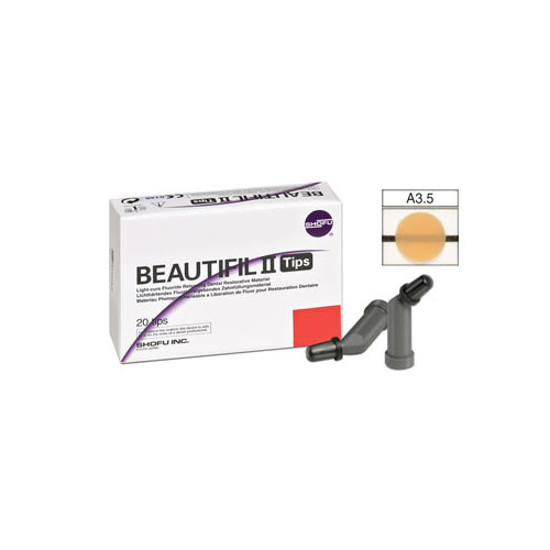 Beautifil II Tips 0,25 g A3,5 Dentina 20 pz.
