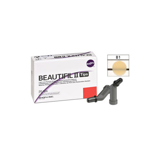 Beautifil II Tips 0,25 g B1 Dentina 20 pz.