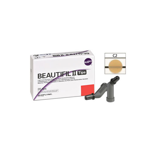 Beautifil II Tips 0,25 g C2 Dentina 20 pz.