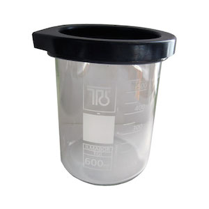 Bicchiere 600 ml con coperchio e guarnizione - 2 pz.