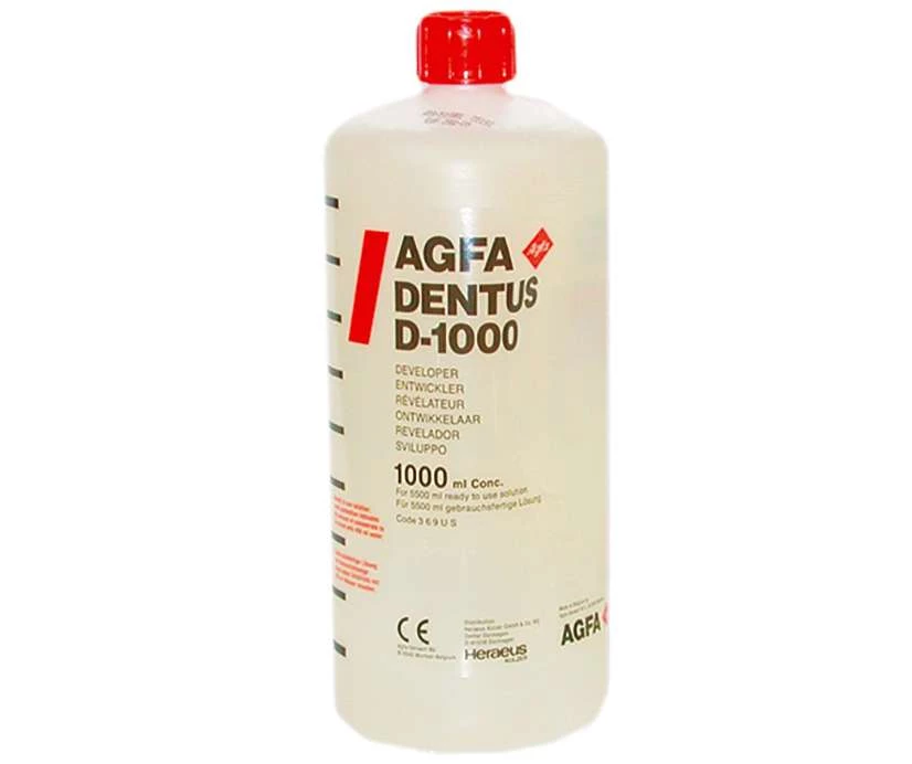 Liquido Sviluppo Dentus F Agfa 1000ML