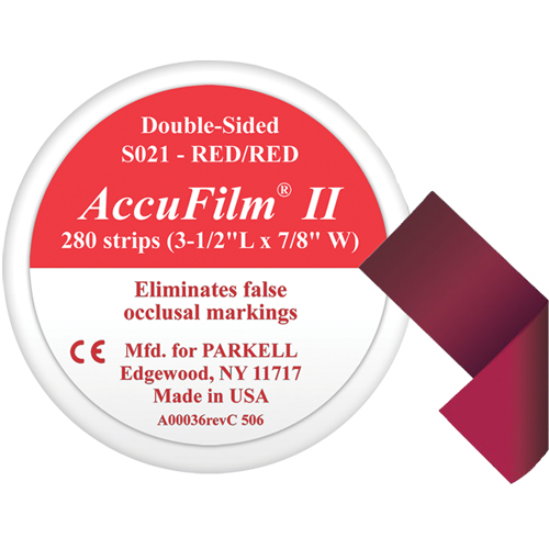 Carta Articolazione ACCUFILM II 21 Micron Rosso/Rosso