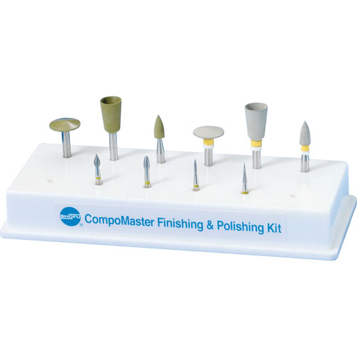 CompoMaster FINISHING & POLISHING Kit gambi FG/CA  Lucidatura compositi