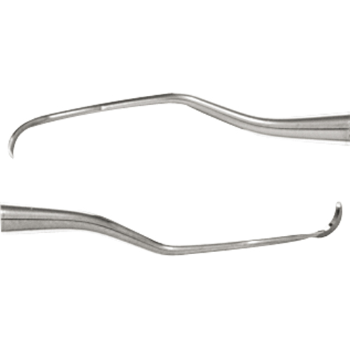 Curette GRACEY 11S/12S Periodent Lama MINI S Manico OTTAGONALE OC - Inox ø 6,43 lung. 113 mm