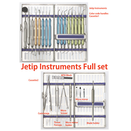 Set Chirurgico Deluxe - JETIP Apex Instruments Strumenti microchirurgici per Apicectomia TITANIO