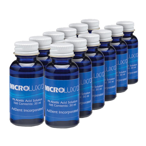 MicroLux DL - Liquido rilevatore - soluzione di acido acetico 1% - 12 flaconi