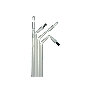 Master-Brush Assortiti 2 fibre corte - Nero + 2 fibre lunghe bianco: 4 Dispenser 125 pz.