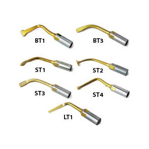 Set punte piezo per osso BT1, BT 3. ST1, ST2, ST3, ST4, LT1 (attacco MCT), 7 pz.