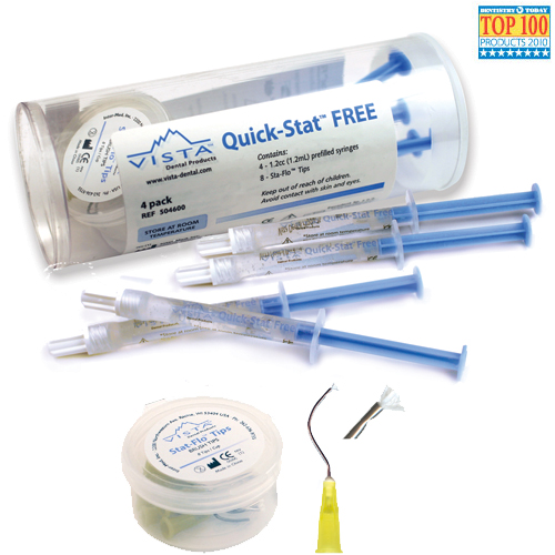 Quick-Stat FREE CA 4 Siringhe 1,2 ml 8 punte Sta-Flo