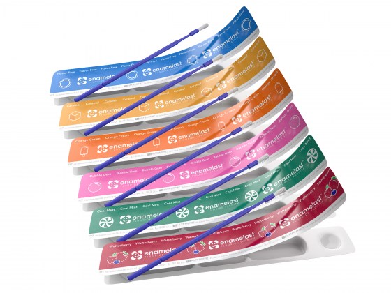 Enamelast-Fluoride-Varnish-Unit-Dose-6-flavors-group-3D-PREVENT-HYGIENE
