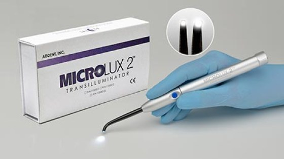 MicroLux 2 - Kit Transilluminazione  con guida a fibre ottiche