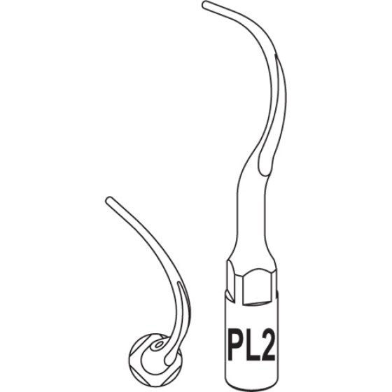 EMS Punta PL2 Inserto curvo a dx. 