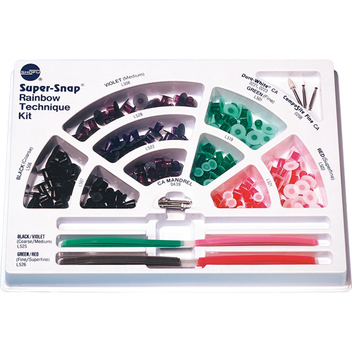 Super-Snap X-Treme Standard Disk Kit - 100 dischi (50 standard cad. verde e rosso)