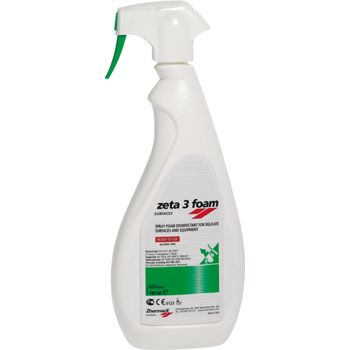 Zeta 3 Foam Disinfettante senza aldeidi per superfici delicate 750 ml