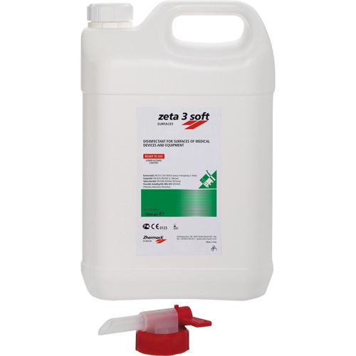 Zeta 3 Foam Disinfettante senza aldeidi per superfici delicate Tanica 5 litri con erogatore